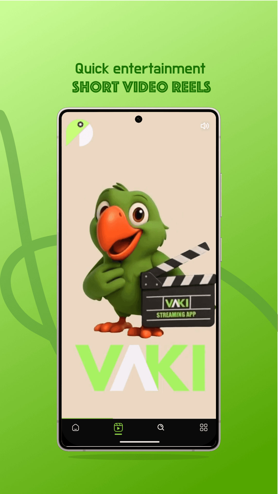 VakiOTT application screen 2
